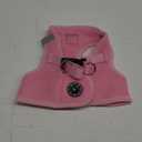 EcoBark Step in Dog Harness - Eco-Friendly Dog Harnesses for Small and Medium Breed Dogs - Reflective and Adjustable Body Halter Vest - Soft Mesh Toy Breed Harness (Baby Pink, Large) (Large -17 to 19 lbs -Chest Up to 18 in (Pack of 1))