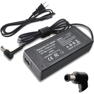 19.5V Adapter Charger Power Cord for Sony Bravia TV KDL-55 KDL-48 KDL-42 KDL-40 KDL-32 W700B W600B W800B KDL-40R510C KDL-40W650D KDL48W590B KDL55W650D KDL-48W650D KDL-42W650A KDL40W600B KDL-32W700B