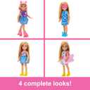 Barbie Chelsea Doll & Closet Toy Playset with 15 Pieces Clothes & Accessories Included, Foldable Set for On-The-Go Play & Storage