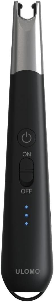 2 x Electric Lighter, Plasma Lighters Windproof & Flameless with Type C, Double Safety Switch, lighters for Candle Aromatherapy, Camping, BBQ etc.