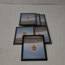 6 Packs 3x4 Picture Frame Black, Engineered Wood 3 x 4 Photo Frame, 3 by 4 Photo Poster Frame for Wall Hanging and Tabletop Set of 6, Black