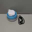 UpdateClassic Travel Portable Foldable Electric Kettle, 0.6L Small Collapsible Hot Water Boiler For Coffee Tea (Blue)