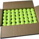 Magicorange Tennis Balls, 120 Pack Bulk Tennis Balls Pressureless Tennis Ball, Pet Dog Playing Balls, Good for Beginner Training Ball (Yellow)