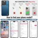 Vinich for iPhone 15 Pro Wallet Case with Card Holder, RFID Blocking Credit Slots Kickstand Shockproof Phone Cover Fit for iPhone 15 Pro 6.1" Blue