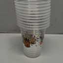 Eaasty 100 Pcs 12 oz Vintage Halloween Disposable Plastic Cups Retro Witch Cat Pumpkin Ghost Owl Skeleton Cups for Beverage Ice Cream Snacks Party Supplies Decoration