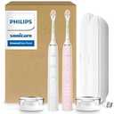 Philips Sonicare DiamondClean 9000 Electric Toothbrush Bundle, HX9912/72
2000% More Plaque Removal¹, Visual Pressure Sensor, 12 Brush Settings, App Connected, 14-Day Battery, White & Pink, 2-Pack