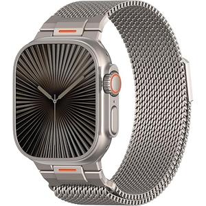 BXUXOHS Milanese Loop- Compatible with Apple Watch Ultra 3 2 1 Band for Men 49mm 46mm 45mm 44mm 42mm 41mm 40mm 38mm,Magnetic Mesh Metal Strap Wristband for iWatch SE 3/2 Series 11/10/9/8/7/6/5/4 Ultra
