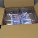 2 Pack Fridge Water Dispensers Bottle with Leak-proof Spigot and Convenient Handle Reusable Plastic Juice Beverage Dispenser Water Jug for Party Refrigerator Drink Iced Tea Juice Storage (1.5 Gallon)