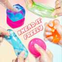 Fidget Toy Stress Cube, High Density Squishy Slow Rising Sensory Cube, Anxiety Relief Squeeze Toys for Kids Adults Teens, Classroom Prize & Party Favor Stress Balls (Blue)