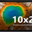 10x20 Picture Frame for Wall Display, 10x20 Black Picture Frame with Shatter Resistant Plexiglass, Stable and Sturdy 10 x 20 Poster Frame for Wall Display, Handpicked Gift Collection, 1 Pack