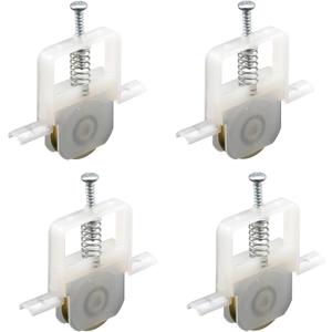 4 Pack Sliding Screen Door Tension Spring Fits for Columbia Doors, Replaces B 691 and B 695 Used on Both Top and Bottom, 1" Concaved Steel Ball Bearing