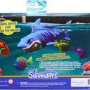 SwimWays Rainbow Reef Shark Toy, Finn Diesel Kids Shark Pool Toy and Swimming Accessory, Self-Activated Water Toys, Learn to Swim Pool Toys for Kids Ages 5 & Up (Batteries Included)