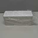 Bling Makeup Brush Holder Organizer, 3 Slot Sparkle Cosmetics Brushes Storage Holders with Shiny Rhinestones, Glitter Cute Pen and Pencil Holder for Desk, Eyeliners Display Case for VanityWhite