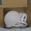 Shroommate Clip On Light and Bed Headboard Lamp, Bedside Table Lamp for Dorm, College Dorm Room Essentials, Night Light for Kids Nursery, Clip on for Desk, MultiColor LEDs, Adapter Included (White)