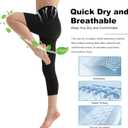 2 Pack Compression Pants Boys Youth Leggings One Leg Compression Tights for Basketball Sports Athletic Base Layer