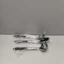 3 Pcs Silicone Cooking Spoon Set, Kitchen Utensils Include Solid & Slotted Spoon, Soup Ladle, Food-Grade Heat Resistant, Non-Scratch Spoons for Serving, Stirring, Draining, Dishwasher Safe, Black