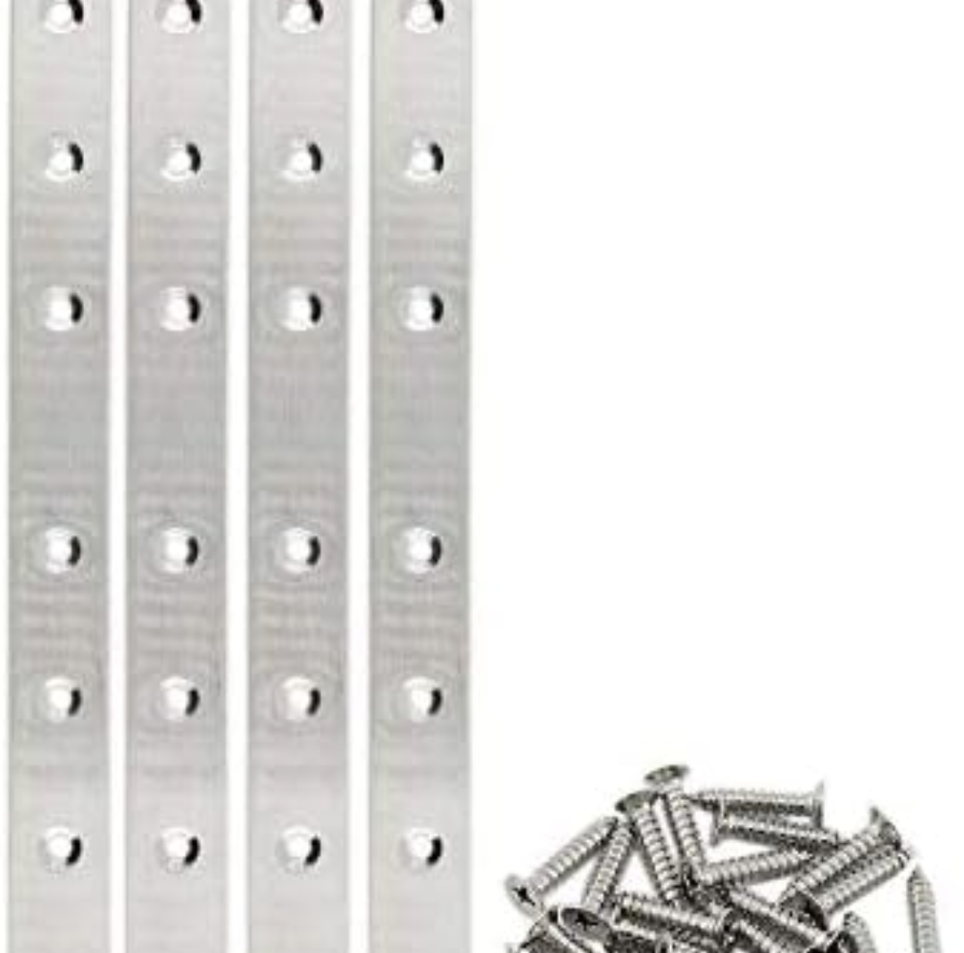 Pack Of 2 Dog Prong Collar, Ultra-Plus Chrome Plated Training Collar with Quick Release Clip for Dogs, Adjustable Pet Pinch Collar with Silver Plating for Small Medium Large Dogs (L)