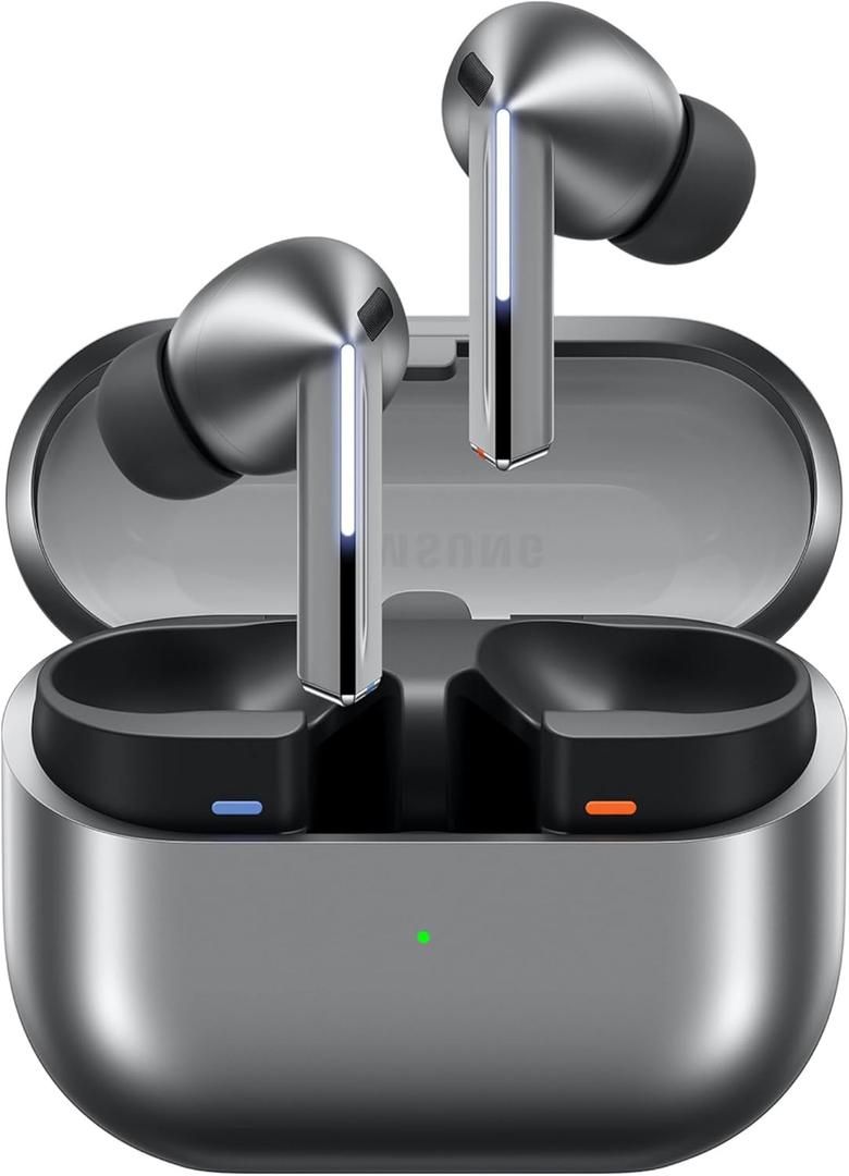 SAMSUNG Galaxy Buds 3 Pro AI True Wireless Bluetooth Earbuds, Noise Cancelling, Sound Optimization, Redesigned Comfort Fit, Silver [US Version