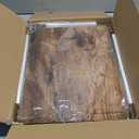 Wooden Step Stools for Adults Kids with Non-Slip Rubber Feet, Heavy Duty Stepping Stools with 500-LBS Capacity for Bedroom Kitchen Bathroom, Bed Steps for High Beds, Easy to Assemble, Rustic Brown