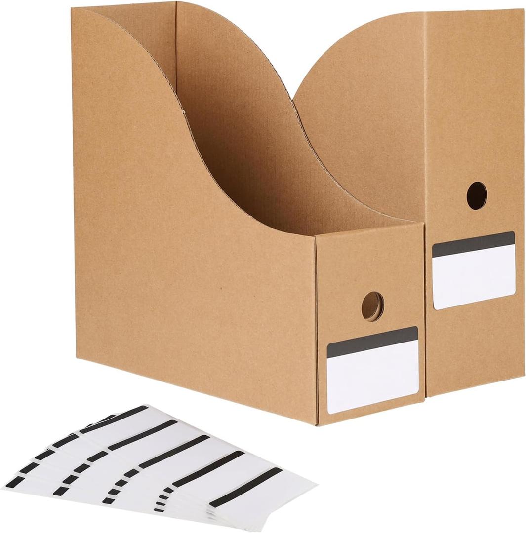 suitute 35 Pack Cardboard Magazine File Holder Organizer