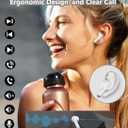 3 x Wireless Earbuds Bluetooth 5.3 Headphones, X87 Waterproof Stereo Ear Buds with Microphone, in-Ear Earphones with LED Power Display for iPhone/Andriod Cell Phone/Work/Sports, 40H Playtime