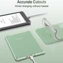 MoKo Clear Case for 6" All-New Kindle (11th Generation-2024/2022 Release), Ultra Clear Soft TPU Slim Flexible Transparent Skin Bumper Back Cover Shell for Kindle 11 2024