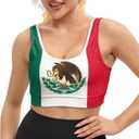 Yoga top Women's Cheerleading Uniform Gym Outfit Running Crop Tops Yoga Shirts Casual Tank Top (XLarge)