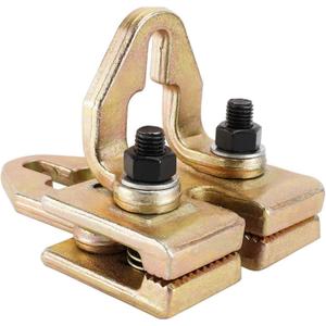 Heavy Duty 5 Ton Car Pulling Hook Right Angle 2 Way Auto Body Pull Clamp for Car Body Repair Tool Kit