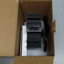 HIDALIFE Wood Stove Fan Heat Powered 6 Blades Fireplace Fan,Heat Blower with Magnetic Thermometer Wood Stove Accessories, Silent Thermal for Pellet/Gas/Log Burner Stove, Black