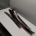 Fit for: Lexus RX350 RX450h 2010 2011 2012 2013 2014 2015-2mm Thick Tape-On Premium Wind Deflectors for Front and Rear Windows, Durable & Sleek Design, Set of 4