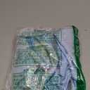 MakeMeChic Women's Sparkly Sequin Mini Skirt Y2k Low Rise Glitter Rave Micro Skirt with Shorts Underneath (Large, Blue)