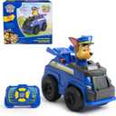 Paw Patrol Chase RC Action Cruiser, Remote Control Car with LED Lights & Easy-Steer Controller, Pretend Play Kids Toys for Boys & Girls Ages 3 and Up