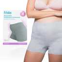 Frida Mom 8pc Postpartum Underwear, Disposable Boyshort Panties (Large, Grey)