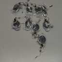 Retractable Badge Holder with Carabiner Reel Clip and Key Ring for ID Card Key Keychain Holders Black 9 Pieces by Moever