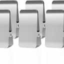 Stainless Steel Chip Clips,Long Heavy Duty Chip Clip for Record Text,DIY Clips for Office Kitchen School,for Paper/Food/Photo/File (6Pack),BURLIHOME
