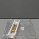 12"x12" Clear Acrylic Serving Tray with Golden Handles, Sturdy Huge Capacity Acrylic Trays for Coffee, Juice, Kitchen and Desk Organizer, Storage Tray (12"x12")