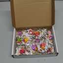 Return Gifts for Pooja - Haldi Kumkum Packets with Cow Figurine - Qty 30 - Pasupu Kumkum Return Gifts - Housewarming Return Gifts Indian - Diwali Dussehra Ganesh Gift- Hindu Gifts for Women