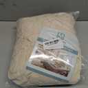 H.VERSAILTEX Velvet Stretch Couch Cushion Cover Plush Cushion Slipcover for Chair Loveseat Sofa Cushion Furniture Protector Seat Cushion Sofa Cover (3 Piece XL Sofa Cushion Covers, Ivory)