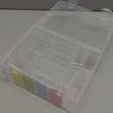 zoeynex Medium Plastic Organizer Boxes, 12 Clear Containers with Hinged Lids, for Beads, Jewelry, Crafts, Electronics, Hardware, School Supplies (32 Labels)