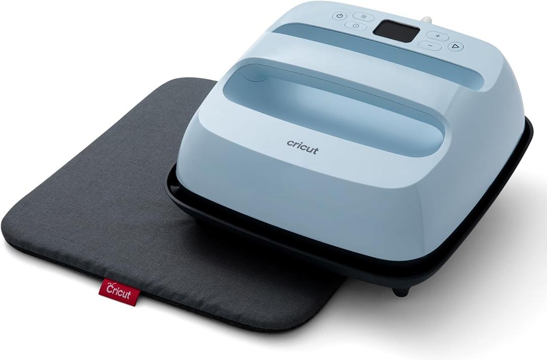 Cricut EasyPress 3 Heat Press Machine (9"x 9") with Heat Press Mat (15" x 12"),Blue