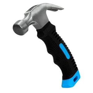Acooruiteng Claw Hammer Small Hammer 8oz Camping Hammer Comfortable Hammers Tools Stubby Hammer with Anti-Slip Handle for Women DIY Craft Industry Indoor Outdoor