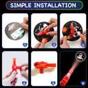 28 Pack Valentines Day Gifts for Kids ,LED Finger Lights with Valentine Cards Exchange Gifts School Classroom Prizes Valentines Day Gifts for Kids Boy Girl Valentine Party Favors