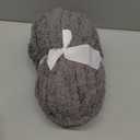 4 Pack Chunky Yarn for Hand Knitting - Chunky Chenille Blanket Yarn for Crocheting - Jumbo Fluffy Yarn for Crochet - Super Bulky Yarn 28.4 yds 7.7 oz Each Skein (Dark Gray)