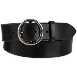 Levi's womens Round Centerbar Sliding Loop Belt, Size Small (Black)