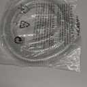 Wire Reinforced Hose 1" id - 5ft Clear High Pressure Suction Line Plastic Vinyl Tubing with Spiral Steel Wire, Drain Water Fuel Powder