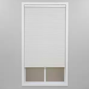White Cordless Light Filtering Polyester Cellular Shades - 44 in. W x 64 in. L