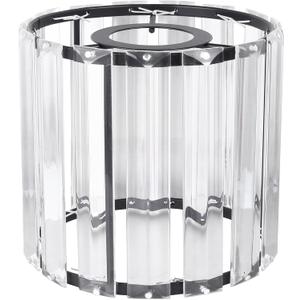 Crystal Ceiling Light Shade 5 Inch Iron Art Lampshade Cover for Wall Lamp Pendant Light Decorative Diffuse Lighting for Home Bedroom