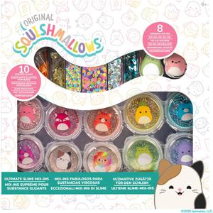 Horizon Group USA Original Squish mallows Ultimate Scented Slime Mix'Ins, 10-Pack Glitter & Cloud Slime, 8 Fun Slime Add Ins