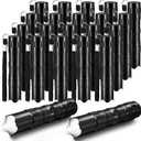 Tujoe 25 Pcs Mini Flashlights Bulk Bright Aluminum LED Handheld Torches with Lanyard Small LED Flashlights for Night Reading Emergency Hurricane Camping Hiking Halloween Party Favors(Black)