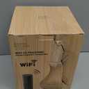 Smart WiFi Wireless Essential Oil Aromatherapy Diffuser - Works with Alexa & Google Home  Phone App & Voice Control - 400ml Ultrasonic Diffuser & Humidifier - LED & Timer Settings (Light Brown)